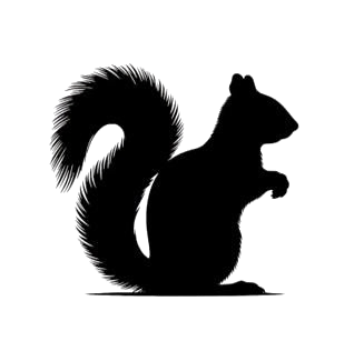 Black Squirrel Bakery Logo